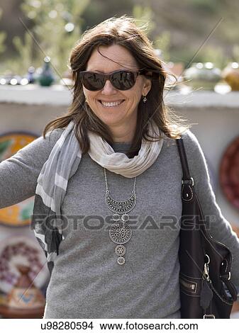 Woman smiling, Atlas Mountains, Morocco View Large Photo Image Picture - Woman smiling, Atlas Mountains, Morocco. Fotosearch