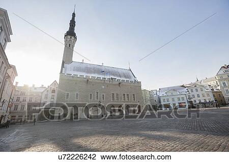 Town Hall Square, Old Town, Tallinn, Estonia, Europe View Large Photo Image Stock Image - Town Hall Square, Old Town, Tallinn, Estonia, Europe. Fotosearch