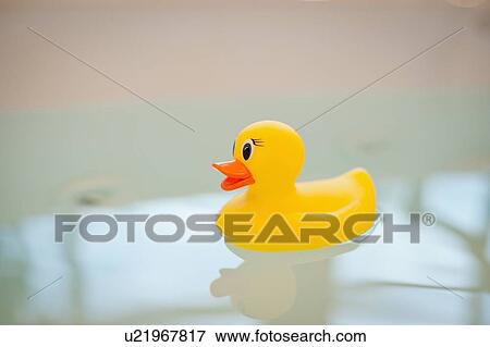 rubber ducky in bathtub