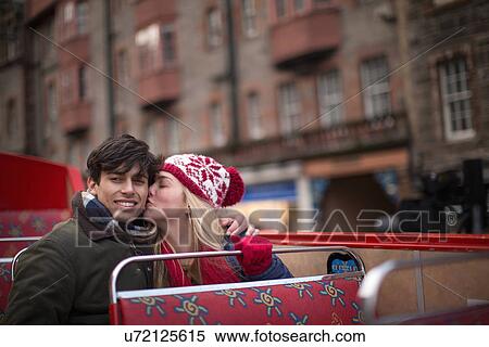 A young couple on an open-top bus tour of Edinburgh Scotland View Large Photo Image Stock Photography - A young couple on an open-top bus tour of Edinburgh Scotland. Fotosearch