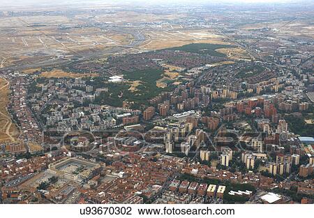 Aerial view of Madrid, Spain View Large Photo Image Stock Image - Aerial view of Madrid, Spain. Fotosearch