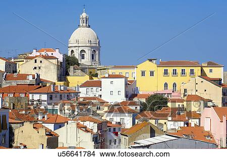 Picture - Alfama District, Lisbon, Portugal. Fotosearch