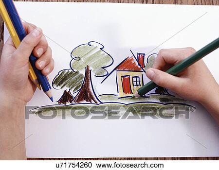 Close up of boys hands coloring a picture drawing View Large Photo Image Stock Image - Close up of boys hands coloring a picture drawing. Fotosearch