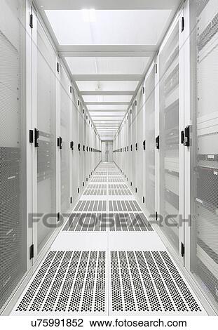 Data storage corridor in data warehouse View Large Photo Image Stock Image - Data storage corridor in data warehouse. Fotosearch