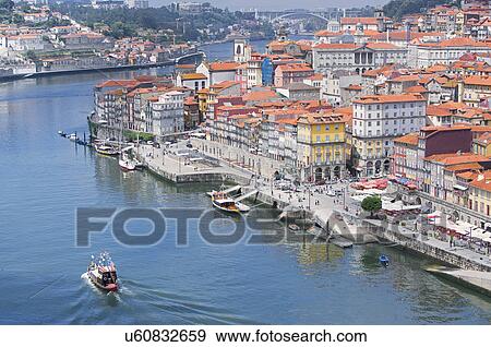 Duero River, Porto, Portugal View Large Photo Image Stock Photo - Duero River, Porto, Portugal. Fotosearch