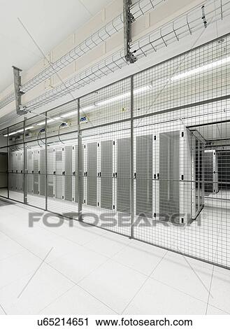 Fenced off section in data storage warehouse View Large Photo Image Stock Image - Fenced off section in data storage warehouse. Fotosearch