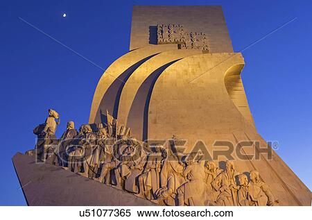 Monument to the Discoveries, Belem, Lisbon, Portugal View Large Photo Image Stock Photography - Monument to the Discoveries, Belem, Lisbon, Portugal. Fotosearch