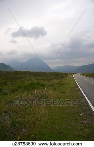 Road through Rannoch Moor, Scotland View Large Photo Image Stock Image - Road through Rannoch Moor, Scotland. Fotosearch