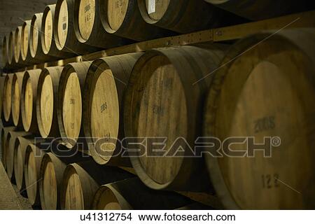 Stack of Scottish whisky barrels View Large Photo Image Picture - Stack of Scottish whisky barrels. Fotosearch