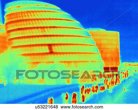 Thermal image of London City Hall, London, England View Large Photo Image Stock Photo - Thermal image of London City Hall, London, England. Fotosearch