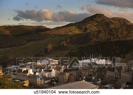View of the Scottish Parliament and the Old Town of Edinburgh, Scotland View Large Photo Image Picture - View of the Scottish Parliament and the Old Town of Edinburgh, Scotland. Fotosearch