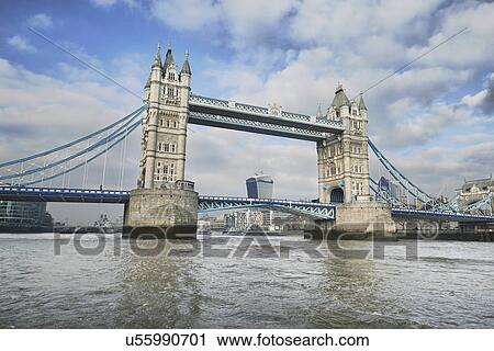 View of Tower Bridge and the Thames, London, UK View Large Photo Image Stock Image - View of Tower Bridge and the Thames, London, UK. Fotosearch