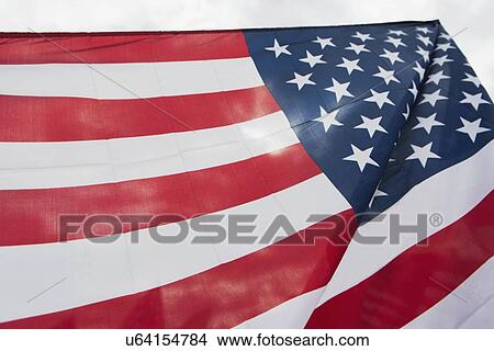 Picture - American flag. Fotosearch