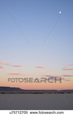 Stock Photography - Dusk over desert. Fotosearch