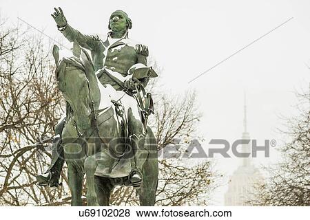 George Washington statue in union square park View Large Photo Image Stock Photo - George Washington statue in union square park. Fotosearch