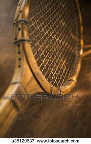 Stock Photo - Old racquet. Fotosearch
