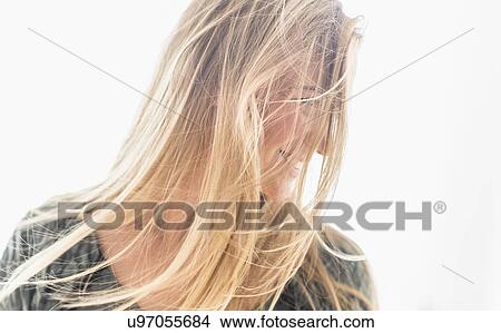 Portrait of attractive blonde woman View Large Photo Image Picture - Portrait of attractive blonde woman. Fotosearch