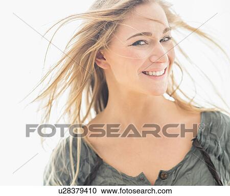 Portrait of attractive blonde woman View Large Photo Image Stock Image - Portrait of attractive blonde woman. Fotosearch