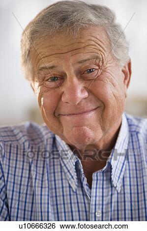 Portrait of senior man wearing button down shirt View Large Photo Image Stock Photograph - Portrait of senior man wearing button down shirt. Fotosearch