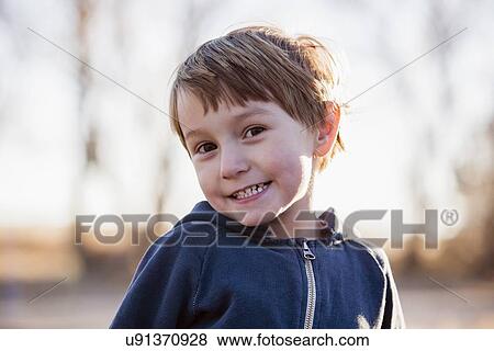 Portrait of smiling boy (4-5) View Large Photo Image Stock Photo - Portrait of smiling boy (4-5). Fotosearch