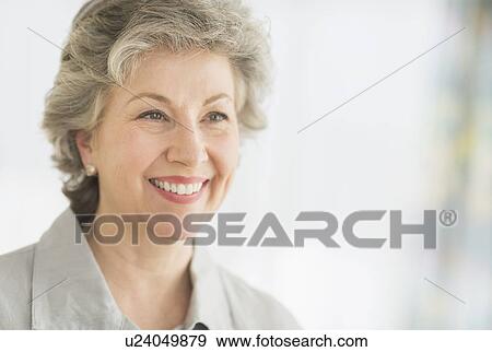 Portrait of smiling woman View Large Photo Image Stock Photo - Portrait of smiling woman. Fotosearch