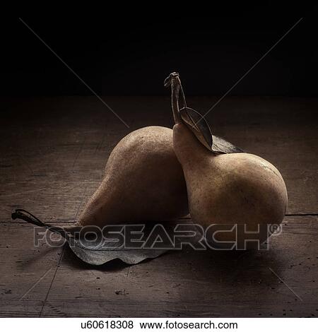 Stock Photo - Studio shot of pears. Fotosearch