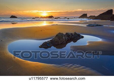Sunset over sea View Large Photo Image Stock Photo - Sunset over sea. Fotosearch