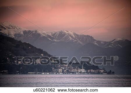 Belgirate and Lake Maddiore, Novara, Italy View Large Photo Image Stock Image - Belgirate and Lake Maddiore, Novara, Italy. Fotosearch