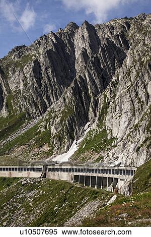 Highway following Gotthard Pass old road, Switzerland View Large Photo Image Stock Photography - Highway following Gotthard Pass old road, Switzerland. Fotosearch