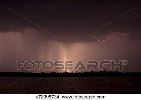 Storm over Zambezi River View Large Photo Image Picture - Storm over Zambezi River. Fotosearch