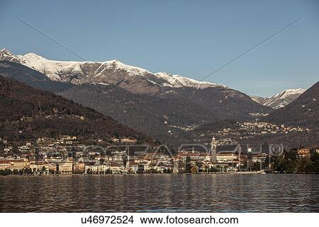 Picture - Verbania and Lake Maggiore, Piemonte, Novara, Italy. Fotosearch