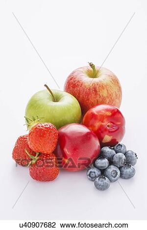 Stock Image - Fruit selection. Fotosearch