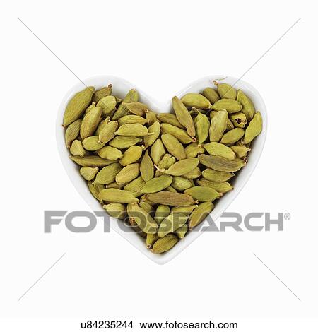 Picture - Green cardamoms. Fotosearch