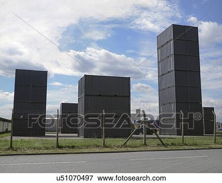 Shipping containers View Large Photo Image Stock Photo - Shipping containers. Fotosearch