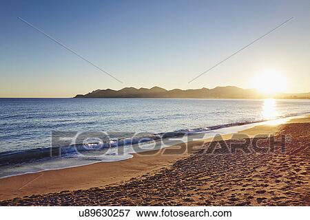 Beach, French Riviera, Cannes, France View Large Photo Image Stock Photo - Beach, French Riviera, Cannes, France. Fotosearch