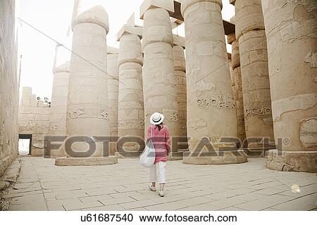 Stock Image - Karnak Temple, Luxor, Egypt. Fotosearch