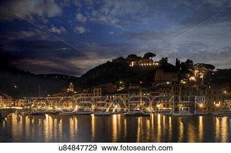 Stock Photo - Portofino, Genova, Liguria, Italy. Fotosearch