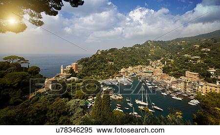 Stock Photography - Portofino, Genova, Liguria, Italy. Fotosearch