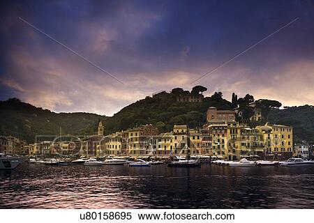 Stock Photography - Portofino, Genova, Liguria, Italy. Fotosearch
