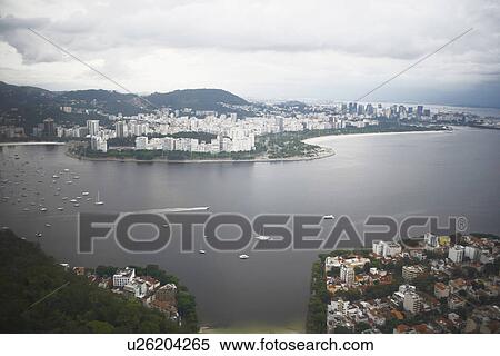 Stock Photography - View of Rio De Janeiro from Sugar Loaf Mountain, Brazil. Fotosearch