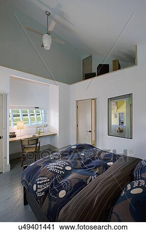 Bedroom with study table at the window; Burlington; Vermont; USA View Large Photo Image Stock Image - Bedroom with study table at the window; Burlington; Vermont; USA. Fotosearch