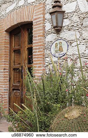 Close-up of plants with entrance door closed; San Miguel de Allende; Mexico View Large Photo Image Stock Image - Close-up of plants with entrance door closed; San Miguel de Allende; Mexico. Fotosearch