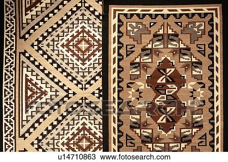 Detail of two grey hills weaving; Santa Fe; New Mexico; USA View Large Photo Image Stock Image - Detail of two grey hills weaving; Santa Fe; New Mexico; USA. Fotosearch