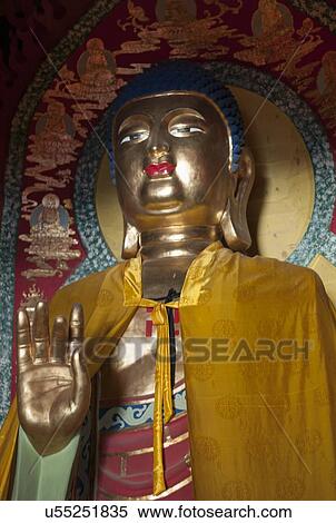 Blessing statue of Lord Buddha, China View Large Photo Image Stock Photography - Blessing statue of Lord Buddha, China. Fotosearch