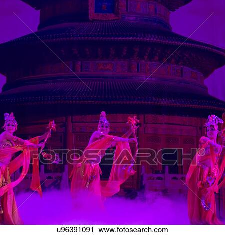 Chinese acrobatics show, Beijing, China View Large Photo Image Stock Image - Chinese acrobatics show, Beijing, China. Fotosearch