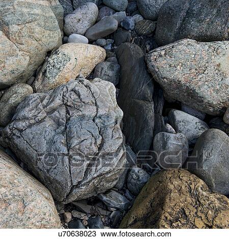 Close-up of rocks, Wild Cove, Norris Point, Gros Morne National Park, Newfoundland And Labrador, Canada View Large Photo Image Stock Image - Close-up of rocks, Wild Cove, Norris Point, Gros Morne National Park, Newfoundland And Labrador, Canada. Fotosearch