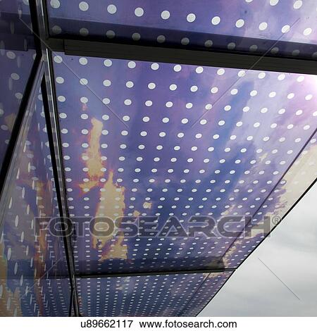 Stock Photo - Detail of Seattle Cloud Cover, Olympic Sculpture Park, Seattle, Washington State, USA. Fotosearch