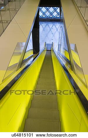 Escalators in Seattle Central Library, Seattle, Washington State, USA View Large Photo Image Stock Image - Escalators in Seattle Central Library, Seattle, Washington State, USA. Fotosearch