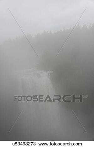 Fog over Snoqualmie Falls, Snoqualmie, Fall City, Washington State, USA View Large Photo Image Stock Image - Fog over Snoqualmie Falls, Snoqualmie, Fall City, Washington State, USA. Fotosearch