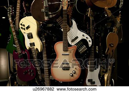 Guitar sculpture tower at EMP Museum, Seattle, Washington State, USA View Large Photo Image Stock Image - Guitar sculpture tower at EMP Museum, Seattle, Washington State, USA. Fotosearch
